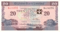 Ulster Bank Ltd 20 Pounds,  4. 4.2017